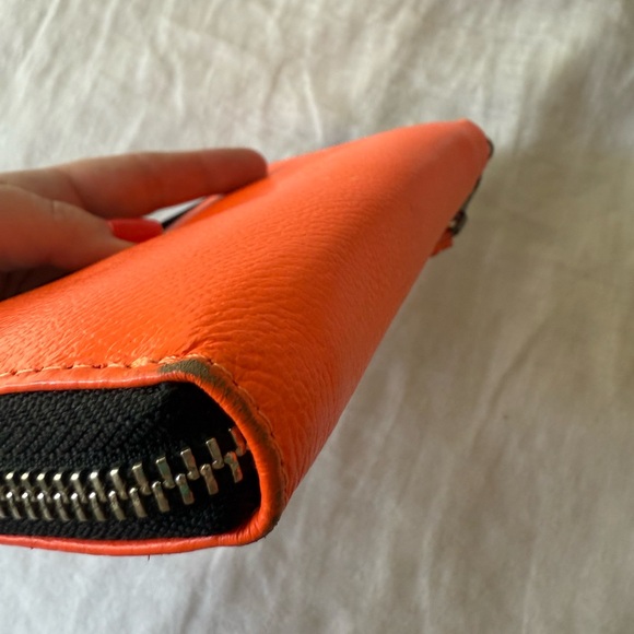 Min & Mon- Purse, Wallet, keychain, Stylish Black and Orange Women's Bag Set - Picture 11 of 11